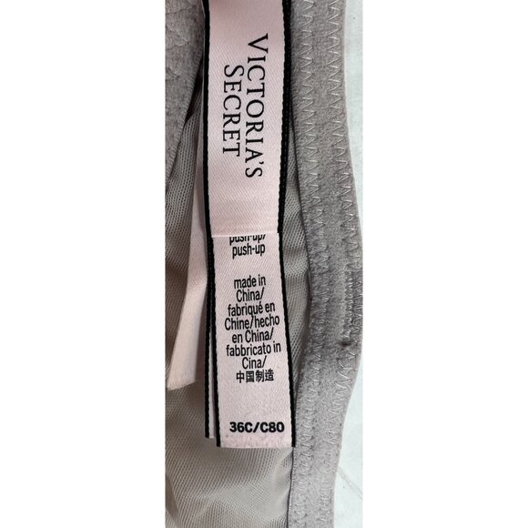 Victoria’s Secret dream angels push-up bra women’s size 36C shiny Lace Wired - Picture 11 of 12